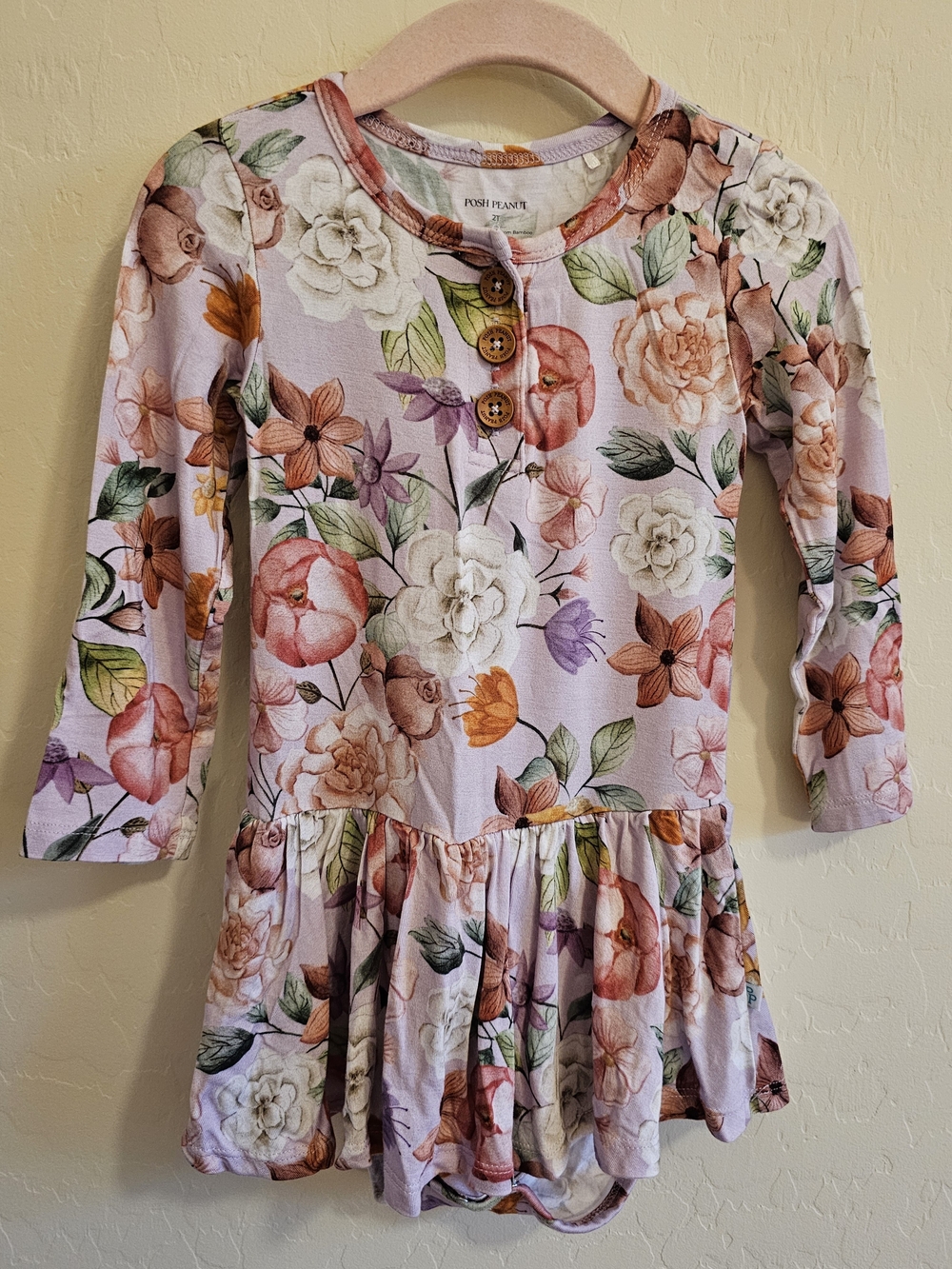 Posh Peanut Pari Twirl Skirt Bodysuit 2T